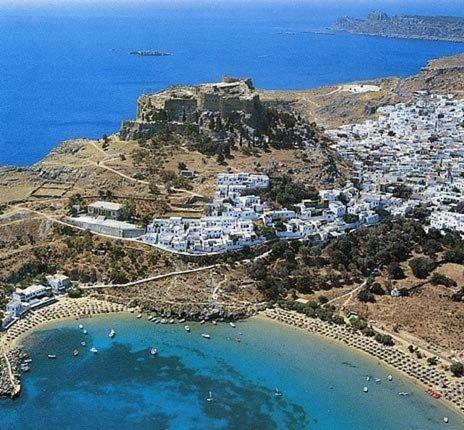 Next To Haraki Beach , Taverns Bars & 10 To Lindos Exterior photo